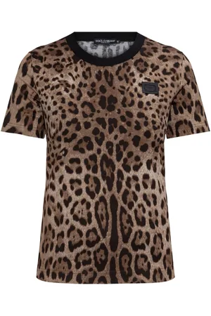 Dolce & Gabbana Playera con estampado de leopardo