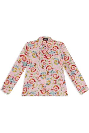 VERSACE Camisa con estampado floral