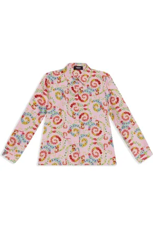 VERSACE Camisa con estampado floral