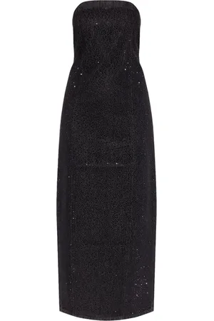 Gestuz Vestido midi con detalles de strass