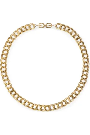 Givenchy Collar de doble cadena 1980