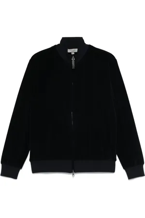 CANALI Sudadera de terciopelo