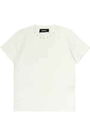 VERSACE Playera con logo y detalles