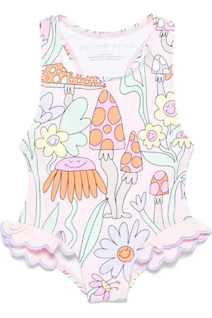 Stella McCartney Traje de baño con estampado floral