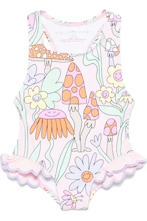 Stella McCartney Traje de baño con estampado floral