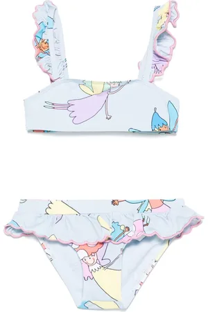 Stella McCartney Bikini con estampado de ilustración