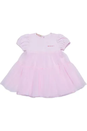 Marni Vestido con panel de tul