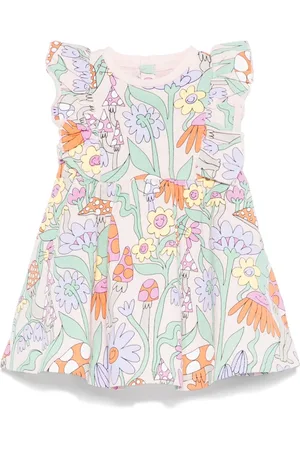 Stella McCartney Vestido con estampado floral