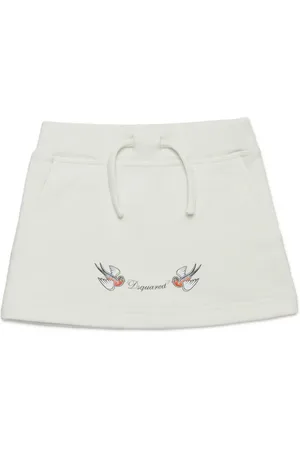 Dsquared2 Falda con logo estampado