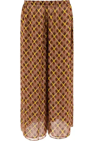 BODE Pantalones con estampado geométrico