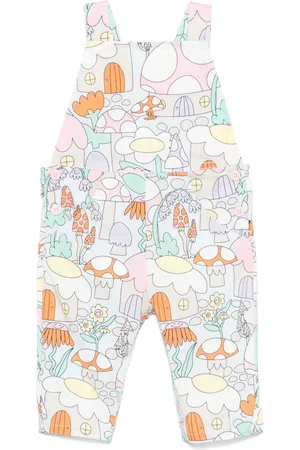 Stella McCartney Overol con ilustración estampada