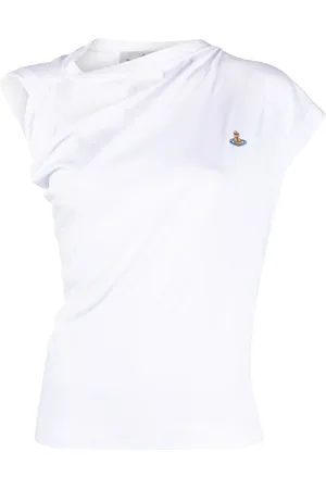 Vivienne Westwood Playera asimétrica drapeada