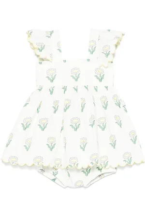 Stella McCartney Vestido con margaritas estampadas