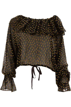 BODE Blusa con estampado geométrico