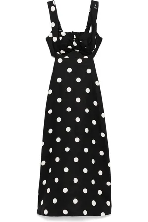 ZIMMERMANN Vestido midi con estampado de lunares
