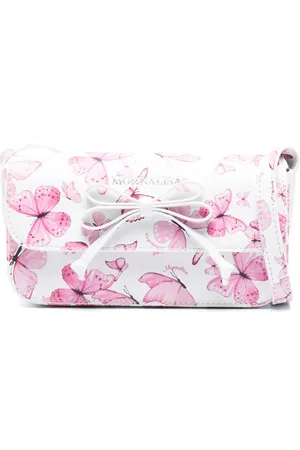MONNALISA Bolsa crossbody con mariposas estampadas