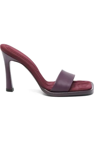 The Attico Mules con tacón de 100mm