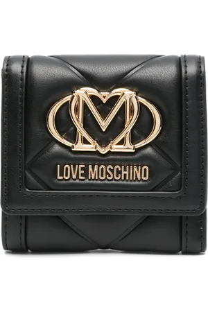 Moschino Cartera con placa del logo