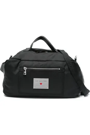 Moschino Bolsa de viaje con placa del logo