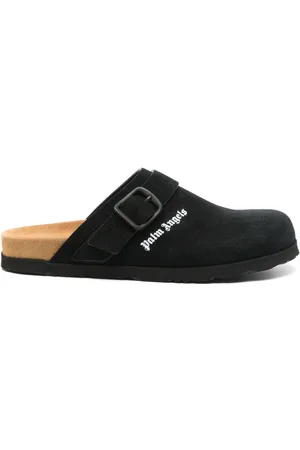 Palm Angels Mules con logo estampado
