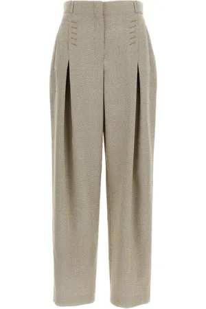 Fendi Pantalones con motivo de cuadros