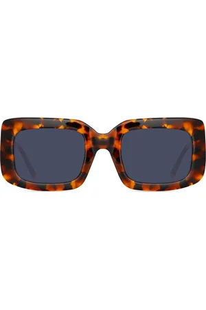 Linda Farrow Lentes de sol con armazón cuadrada