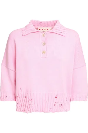 Marni Playera tipo polo tejida