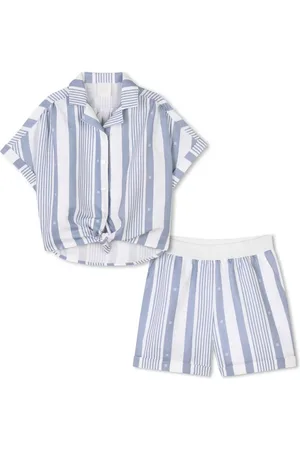 Givenchy Set de shorts y camisa en jacquard