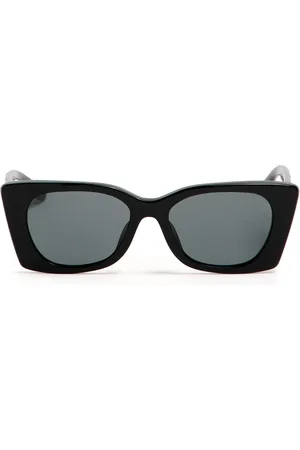 Tory Burch Lentes de sol con armazón rectangular
