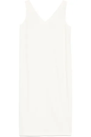 THEORY Vestido midi con cuello en V
