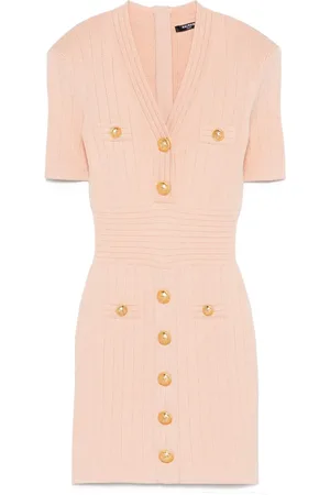 Balmain Vestido corto tejido