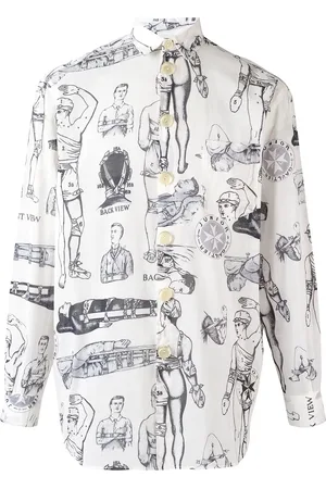 Jean Paul Gaultier Camisa estampada First Aid