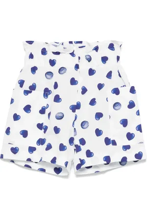 MONNALISA Shorts con corazones estampados