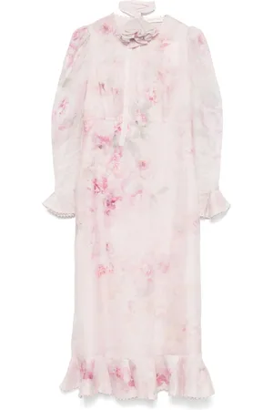 ZIMMERMANN Vestido midi Crush Flower