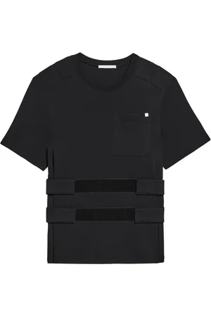 Helmut Lang Playera con cierre autoadherente
