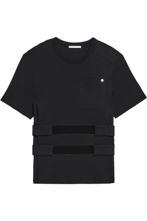 Helmut Lang Playera con cierre autoadherente