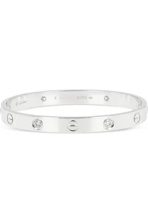 Cartier Pulsera Love 4 en oro blanco de 18kt con diamantes