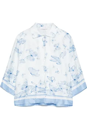 MONNALISA Camisa con mariposas estampadas