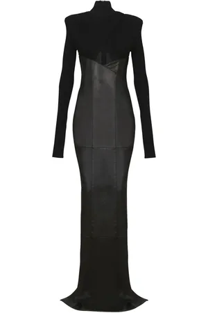 Balmain Vestido largo con paneles