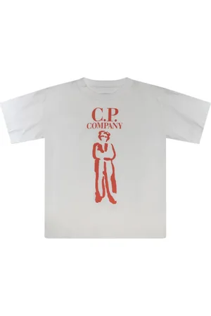 C.P. Company Playera con logo estampado