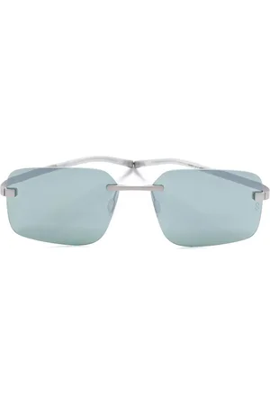 Tag Heuer Lentes de sol con armazón rectangular