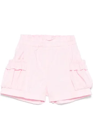 MONNALISA Shorts de mezclilla con volantes