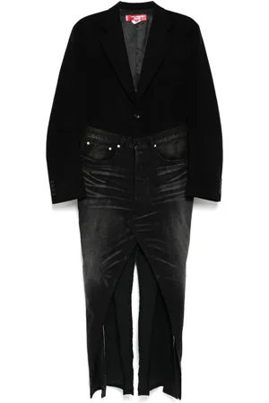 JUNYA WATANABE Abrigo con diseño patchwork