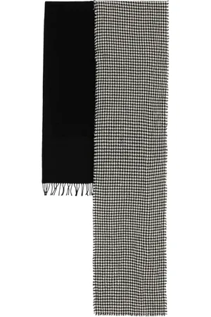 YOHJI YAMAMOTO Mascada con diseño patchwork