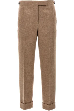 Thom Browne Pantalones capri con diseño slim