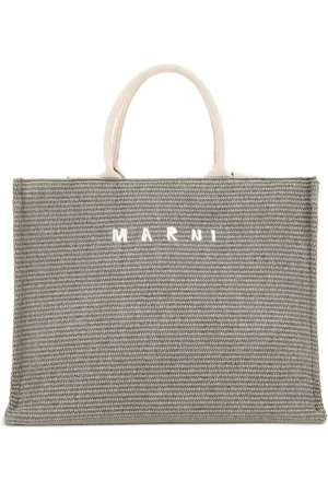 Marni Tote con logo bordado