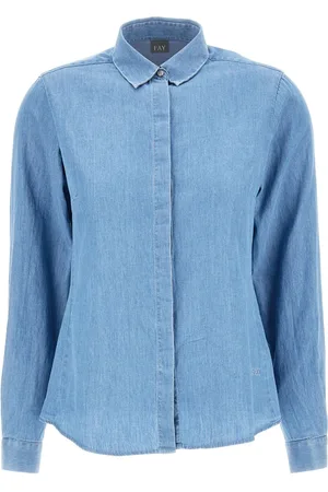 FAY Camisa Chambray