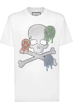 Philipp Plein Playera con motivo Skull