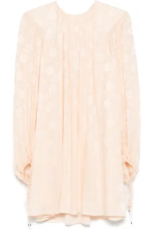Chloé Vestido corto de seda en jacquard