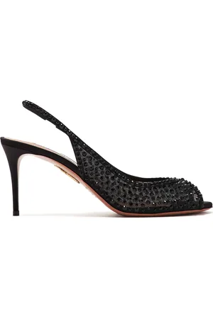 Aquazzura Sandalias Crystal Lover con tacón 75mm